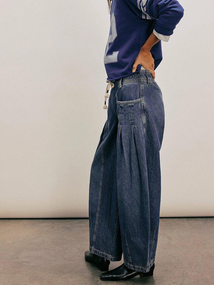 CAMILLA | JEANS PALAZZO CON COULISSE