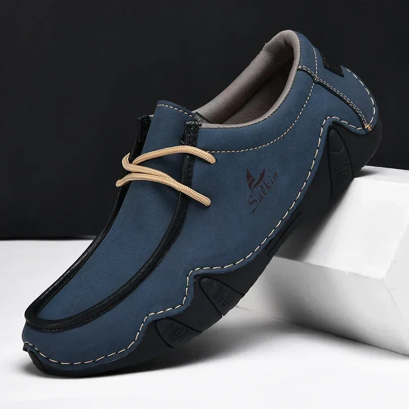 LEANDRO | SCARPE CASUAL EFFETTO CAMOSCIO