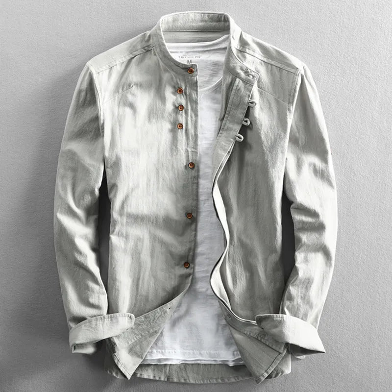 ENRICO | CAMICIA ELEGANTE CON COLLETTO COREANO