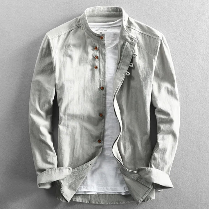 ENRICO | CAMICIA ELEGANTE CON COLLETTO COREANO