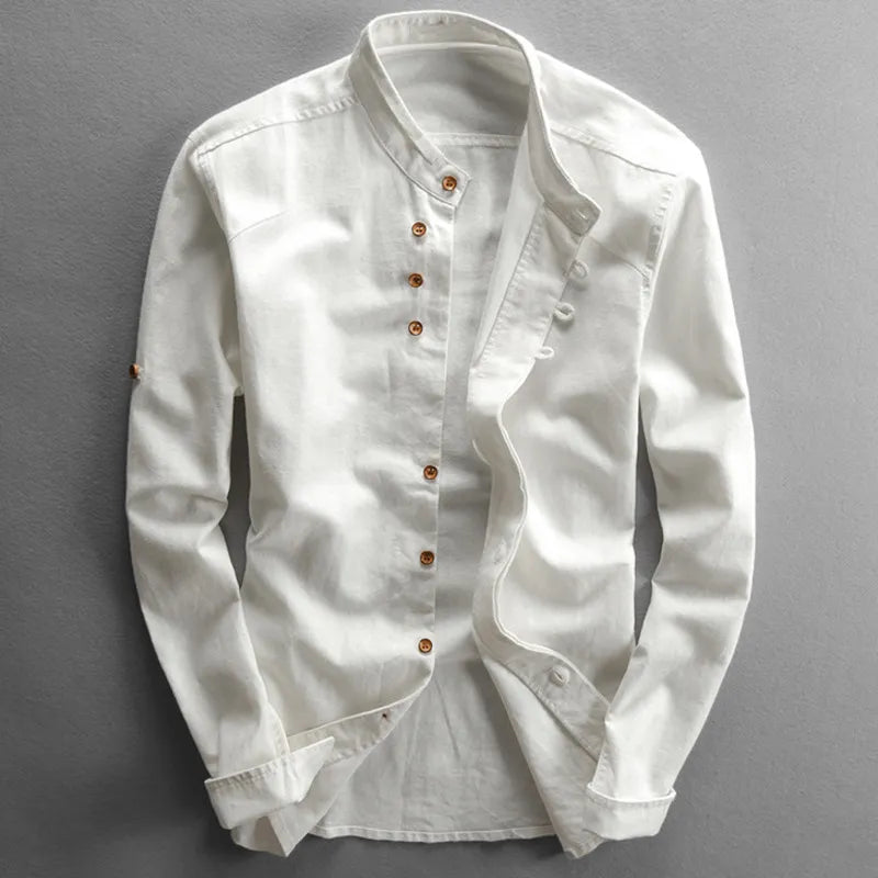ENRICO | CAMICIA ELEGANTE CON COLLETTO COREANO