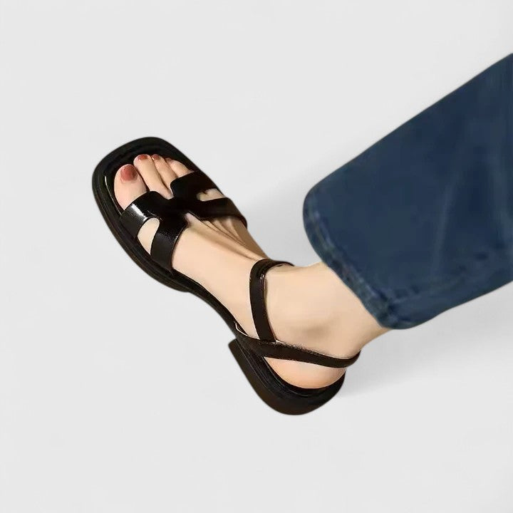 SOFIA | SANDALI ELEGANTI IN PELLE CON CINTURINO