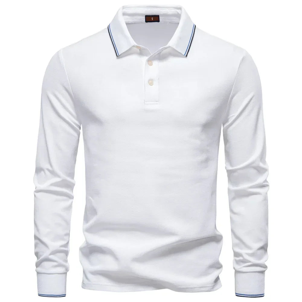 LEONARDO | POLO ELEGANTE A MANICA LUNGA