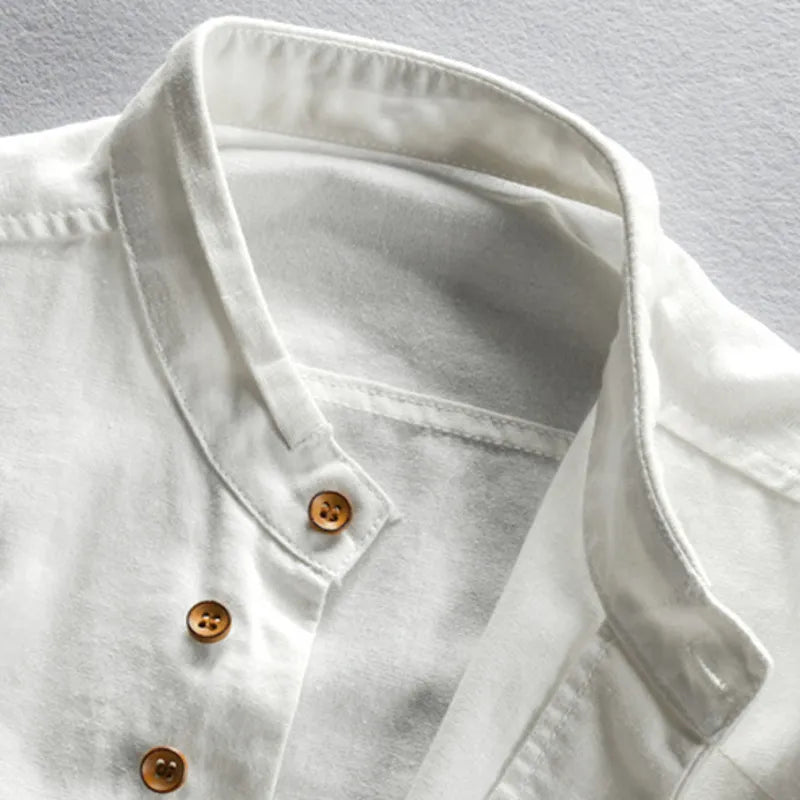 ENRICO | CAMICIA ELEGANTE CON COLLETTO COREANO