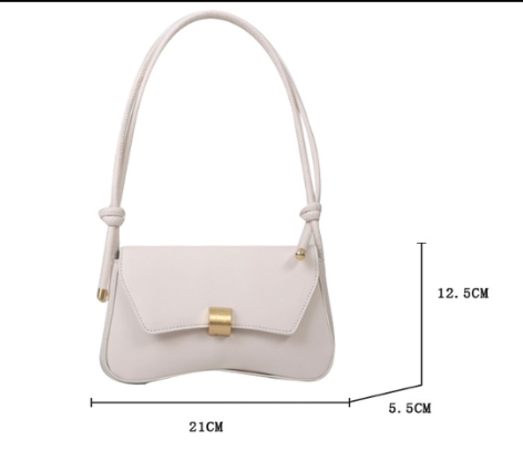 KIARA | BORSA A SPALLA MINIMAL DAL DESIGN SCULTOREO