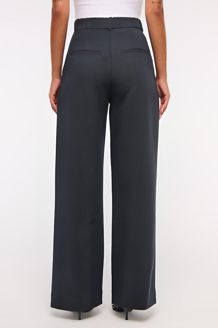VALENTINA | PANTALONI ELEGANTI A VITA ALTA CON PIEGHE