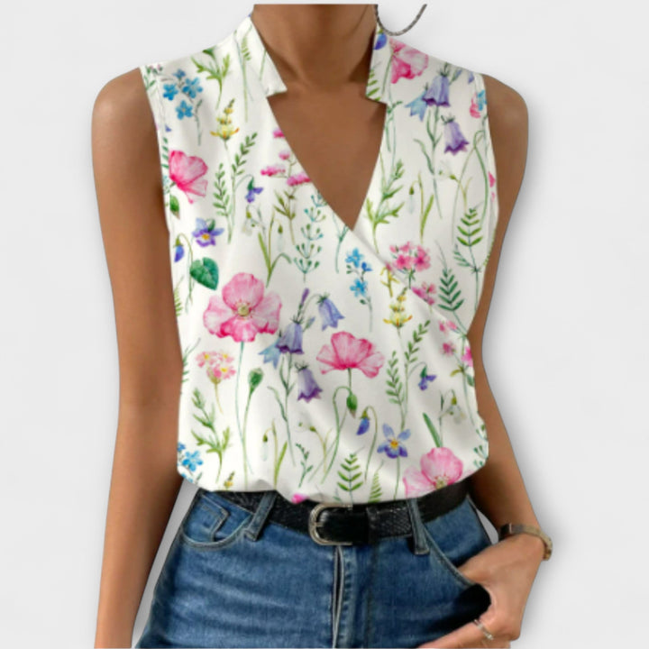 SOFIA | BLUSA SMANICATA ELEGANTE A PORTAFOGLIO