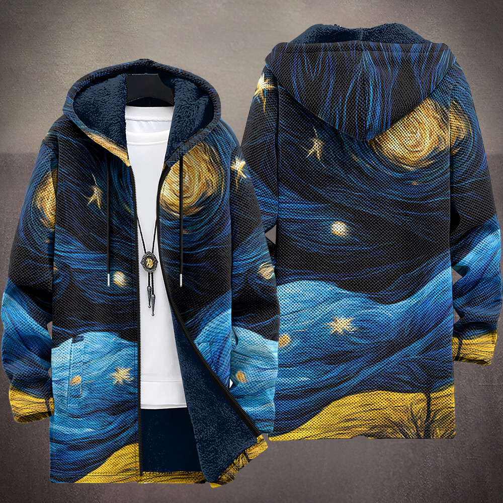 Fletcher | Cardigan Artistico con Cappuccio