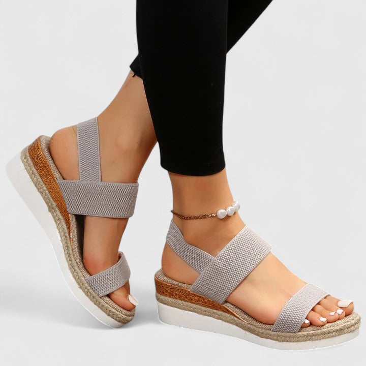ELENA | SANDALI COMFORT CON FASCE ELASTICHE