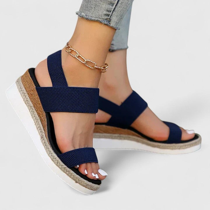 ELENA | SANDALI COMFORT CON FASCE ELASTICHE