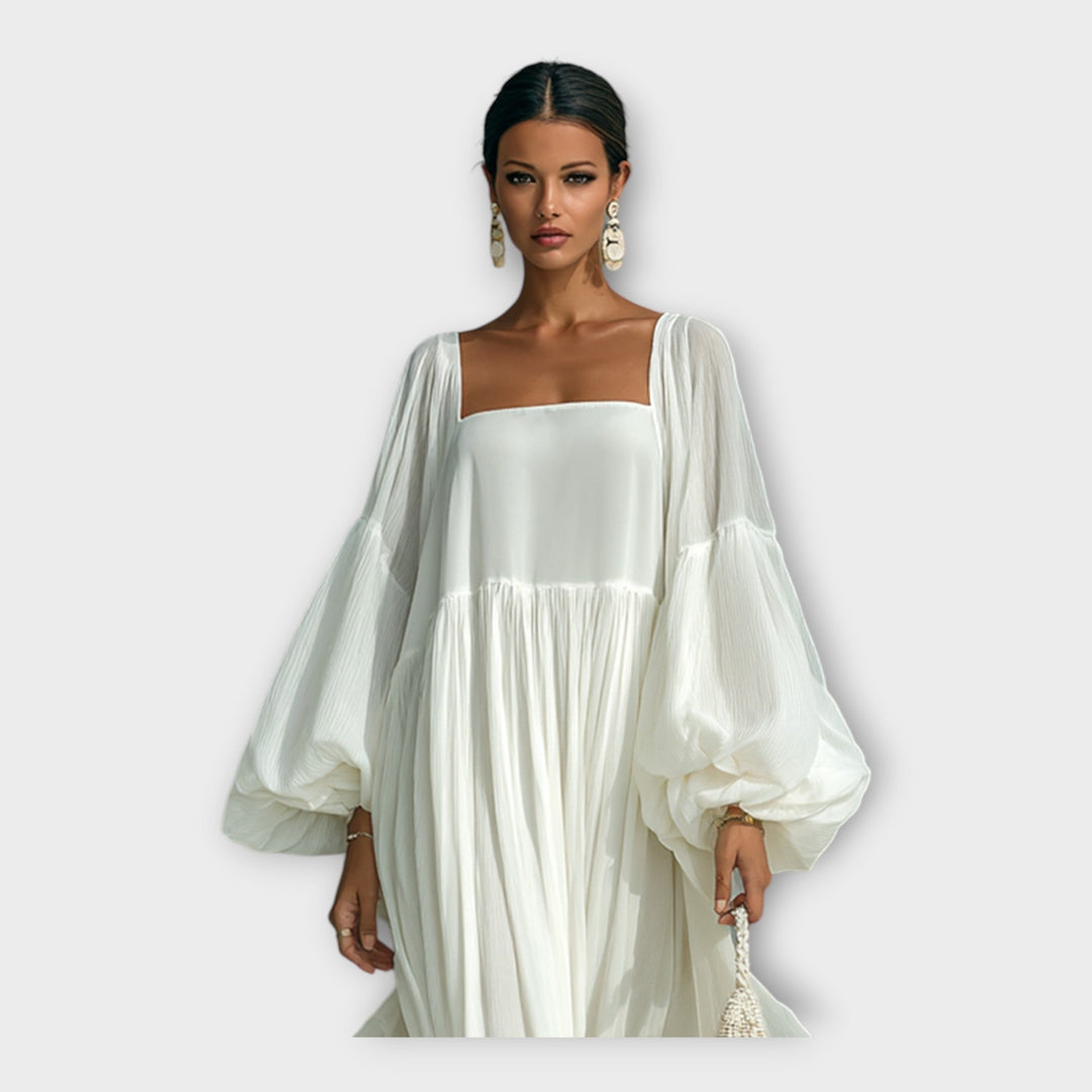 SERENA | ABITO LUNGO BOHO ELEGANTE