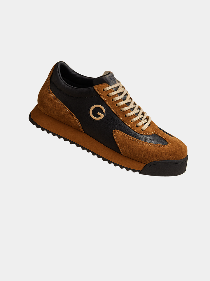 MASSIMO | SNEAKERS RETRÒ CON DETTAGLI A CONTRASTO