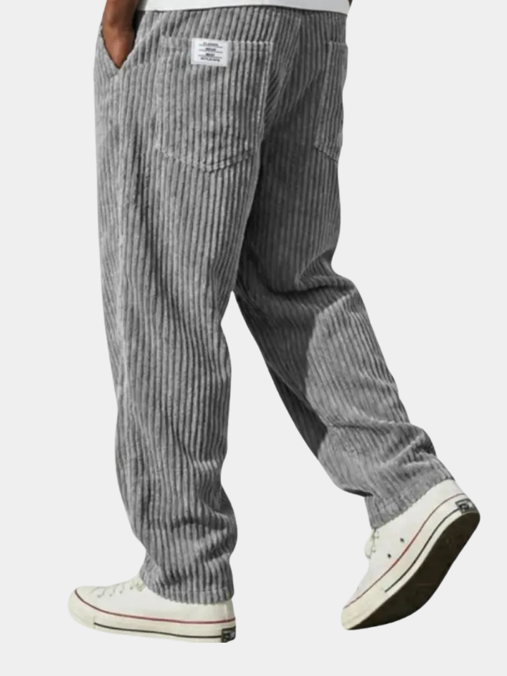 TOMMASO | PANTALONI IN VELLUTO A COSTE