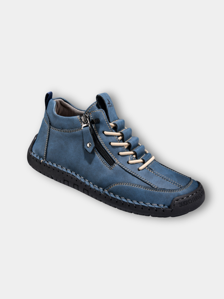 EMILIANO | SNEAKERS ALTE CON ZIP LATERALE