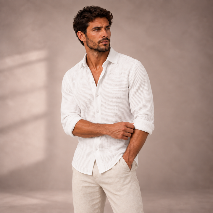 ANDREA | CAMICIA TESTURIZZATA ELEGANTE PREMIUM