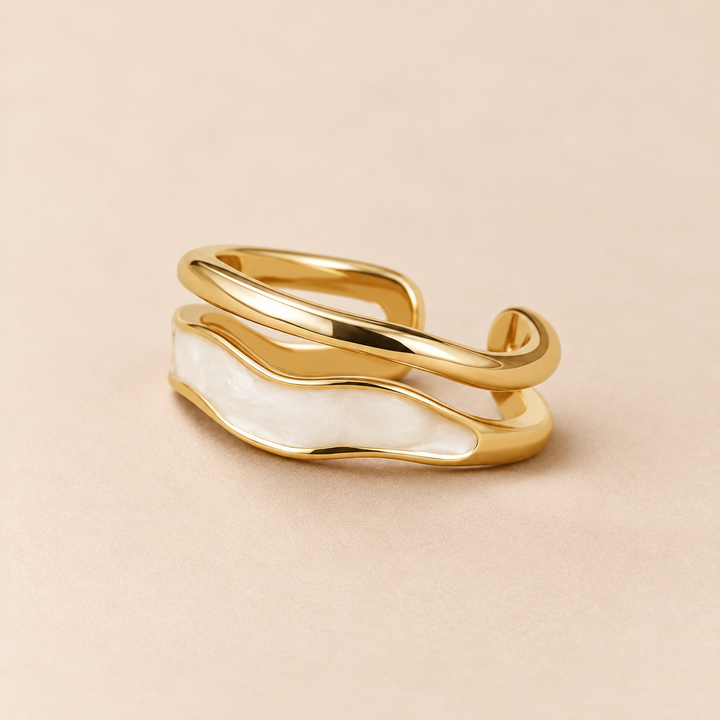 AUREA | ANELLO ELEGANTE BICOLORE