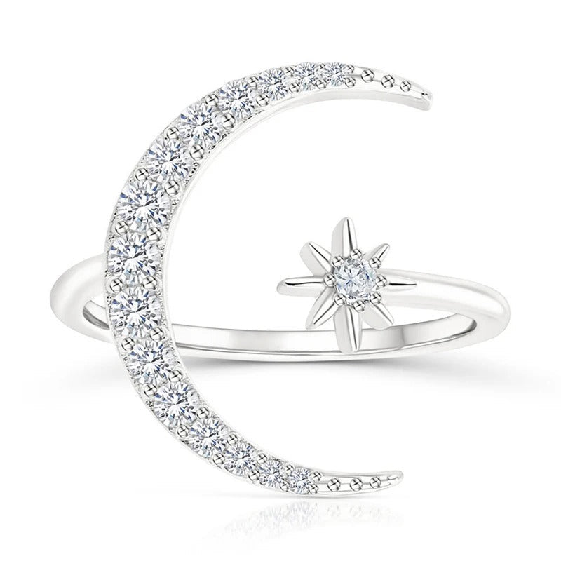LUNARIA | ANELLO LUNA E STELLA