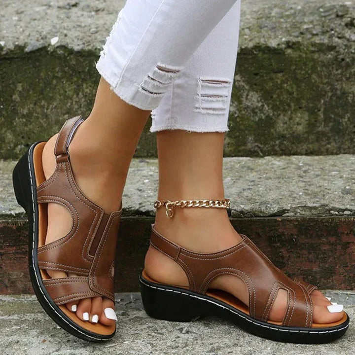 CAMILLA | SANDALI ORTOPEDICI IN PELLE COMFORT