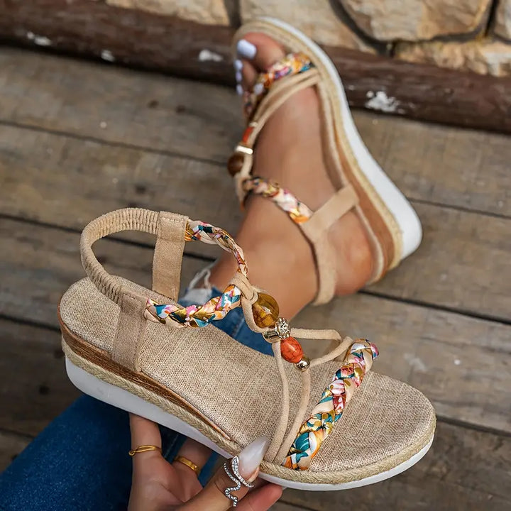 ZAHARA | SANDALI BOHO COMFORT CON DETTAGLI INTRECCIATI