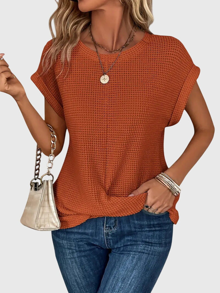 GIULIA | MAGLIA WAFFLE CASUAL