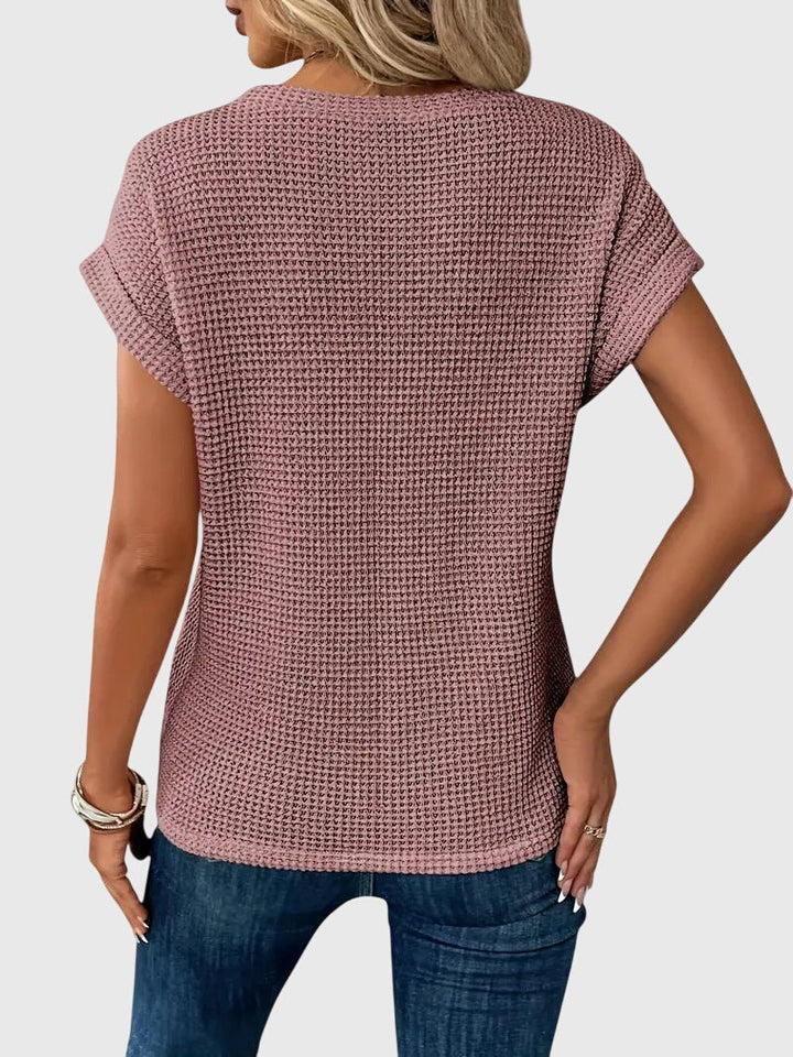 GIULIA | MAGLIA WAFFLE CASUAL