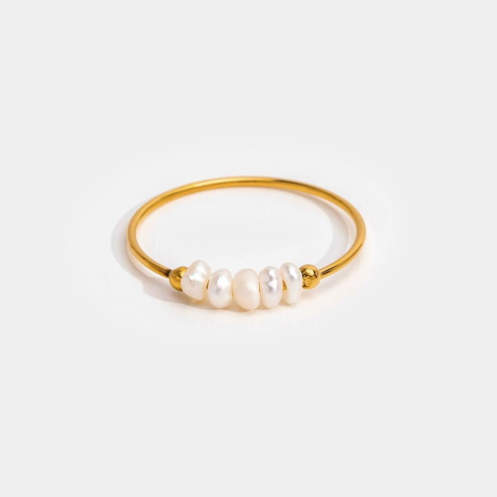 PERLINA | ANELLO CON PERLE NATURALI