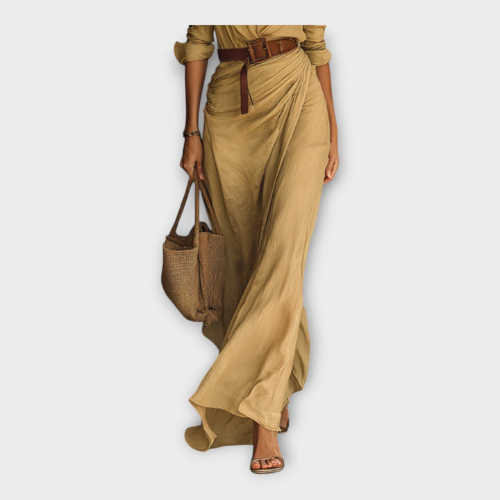 BIANCA | ABITO CAMICIA LUNGO ELEGANTE