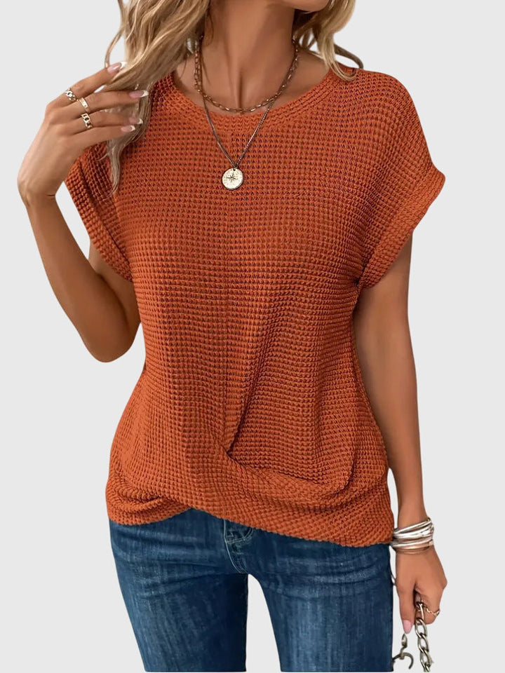 GIULIA | MAGLIA WAFFLE CASUAL