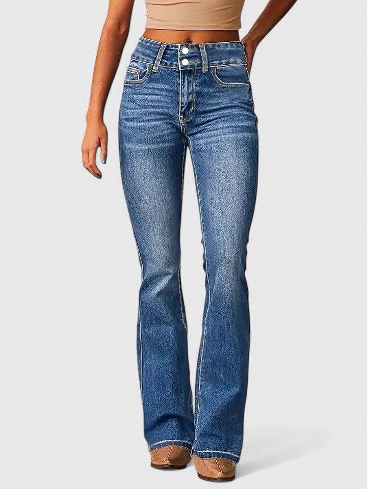 VITTORIA | JEANS FLARE A VITA ALTA