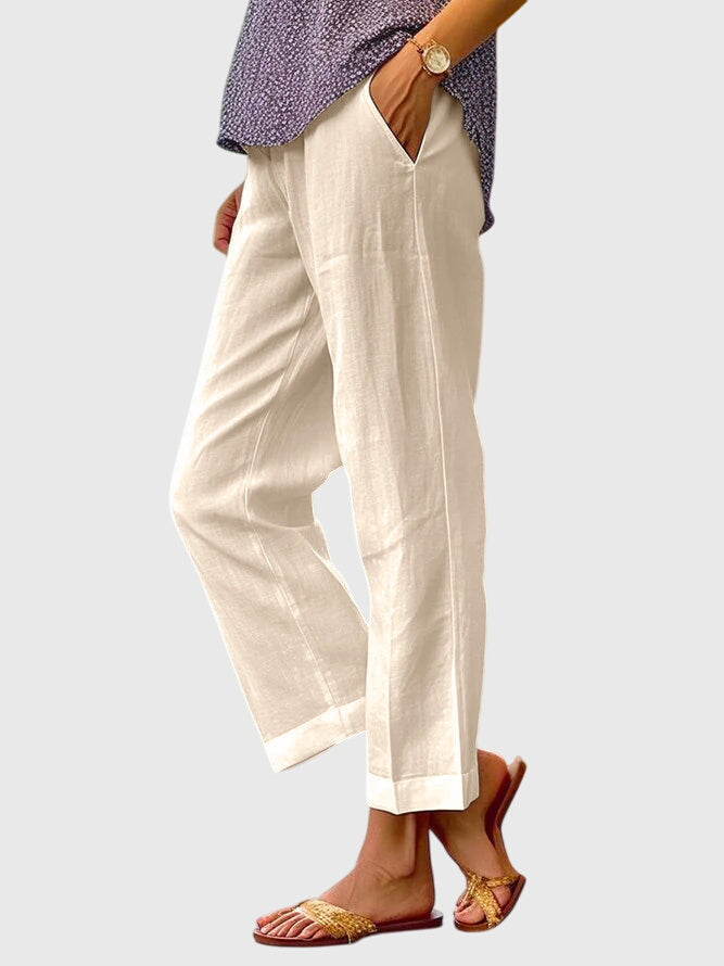 ISABELLA | PANTALONI IN LINO DAL TAGLIO MORBIDO