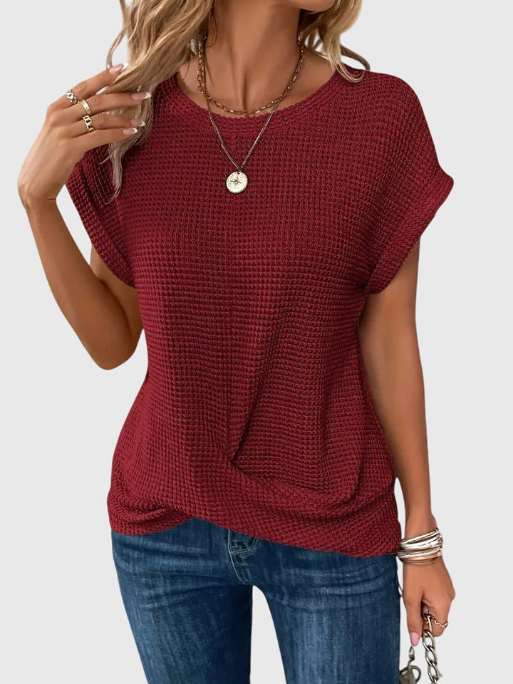 GIULIA | MAGLIA WAFFLE CASUAL