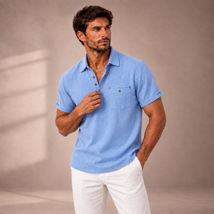 ENRICO | POLO ELEGANTE CON TASCHINO