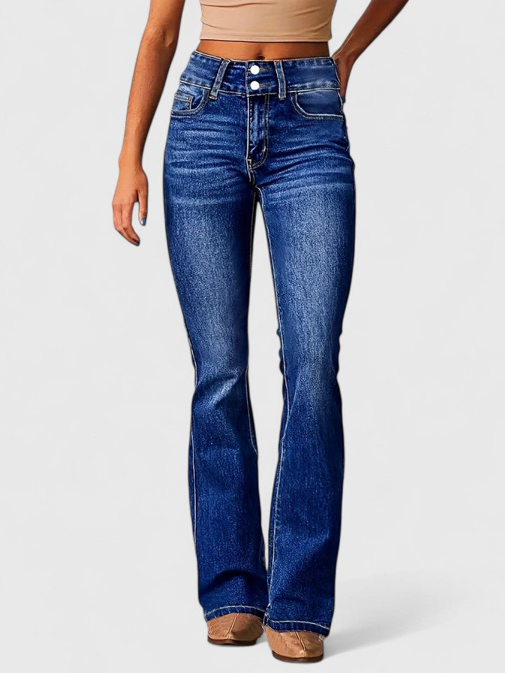 VITTORIA | JEANS FLARE A VITA ALTA