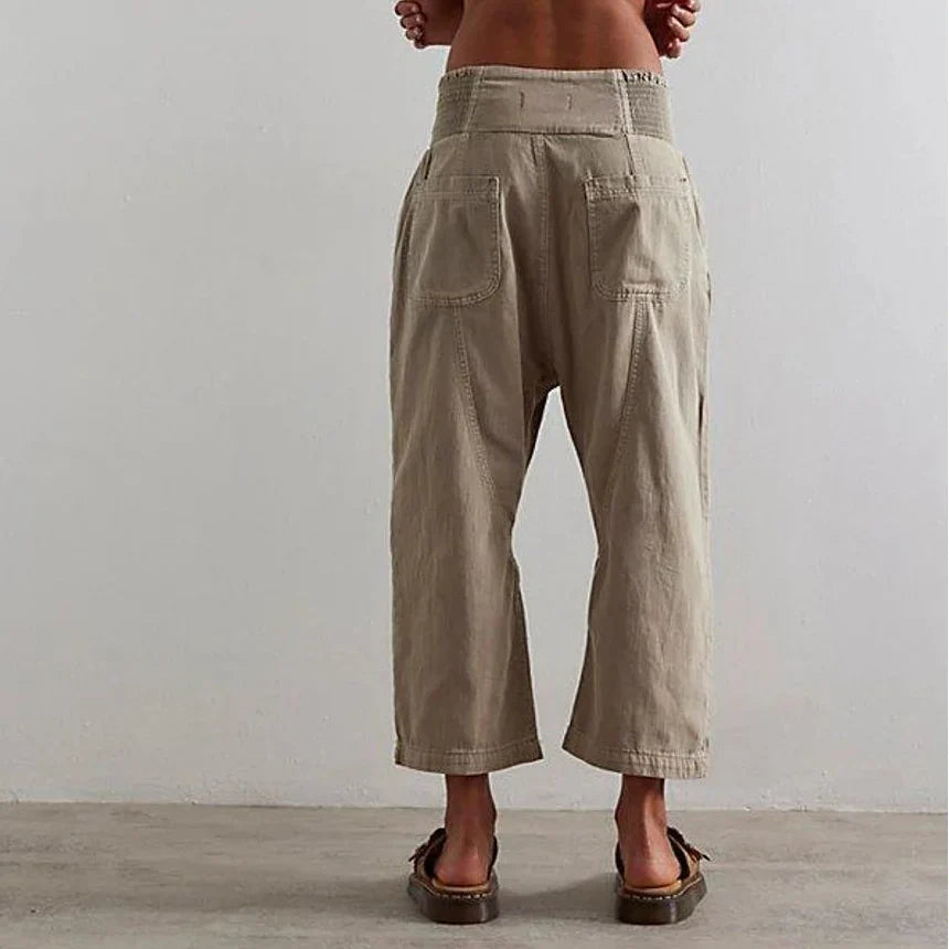 GIULIA | PANTALONI CASUAL A VITA ALTA