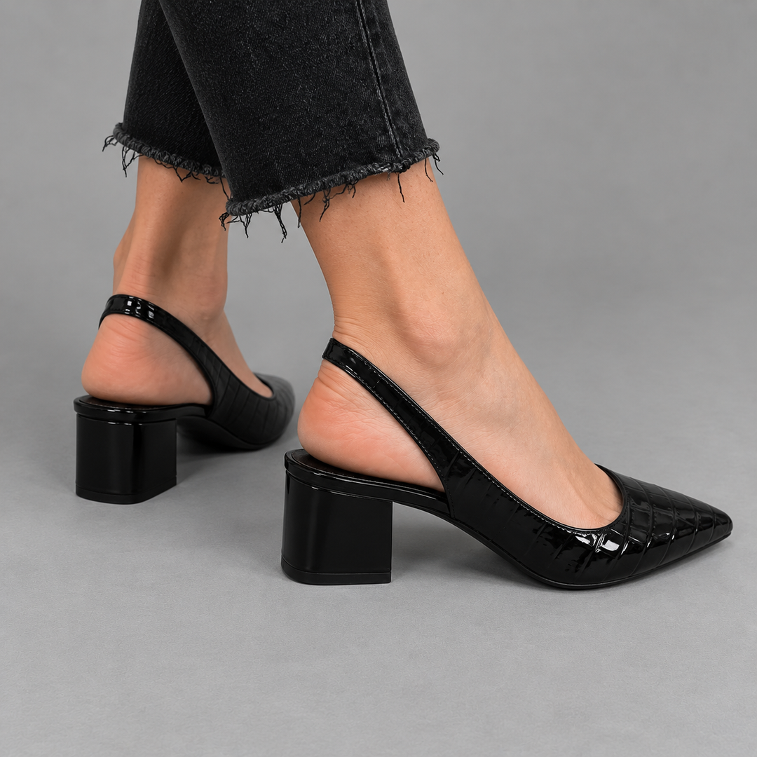 Graziella | Scarpe con tacco e punta larga