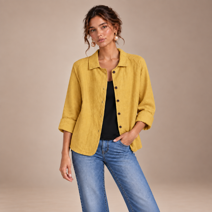 Harlow | Giacca Camicia Relaxed con Bottoni