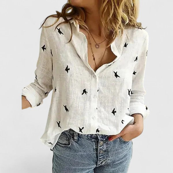 LIVIA | BLUSA ELEGANTE CON BOTTONI