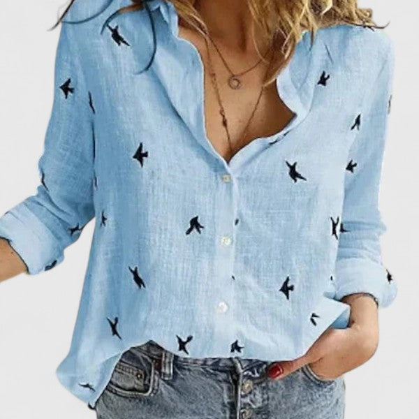 LIVIA | BLUSA ELEGANTE CON BOTTONI