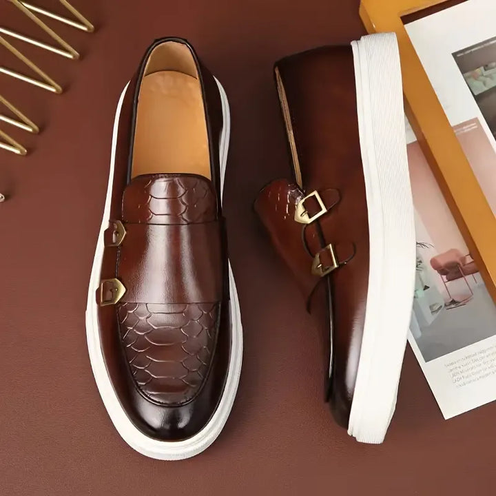 VALERIO | MOCASSINI CASUAL CON DOPPIA FIBBIA