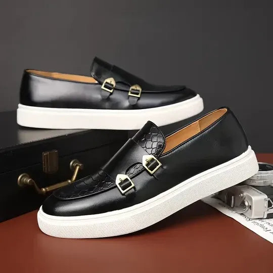 VALERIO | MOCASSINI CASUAL CON DOPPIA FIBBIA