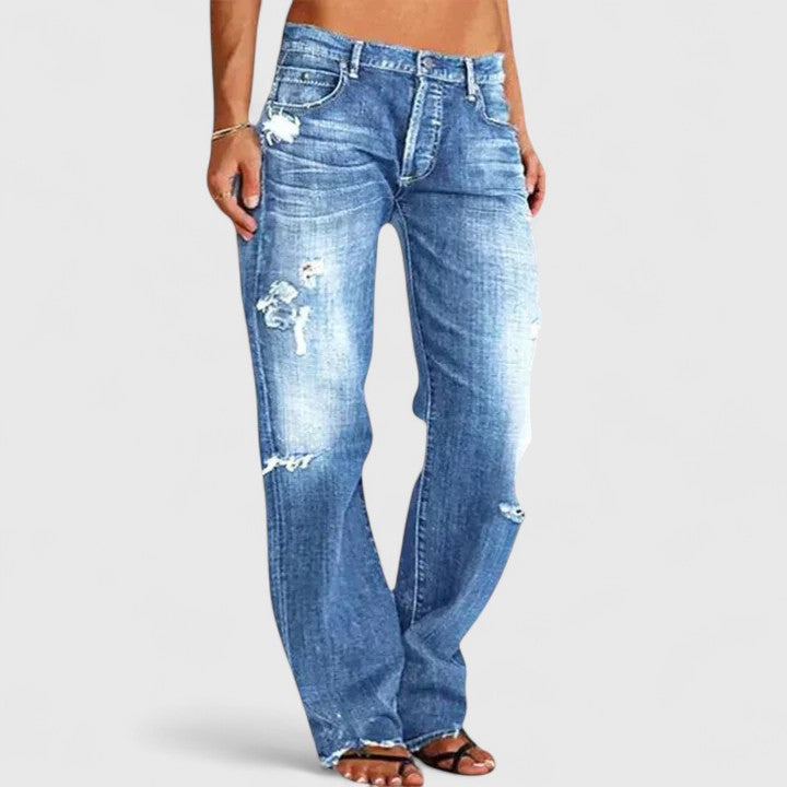 SOFIA | JEANS BOYFRIEND VINTAGE STRAPPATI