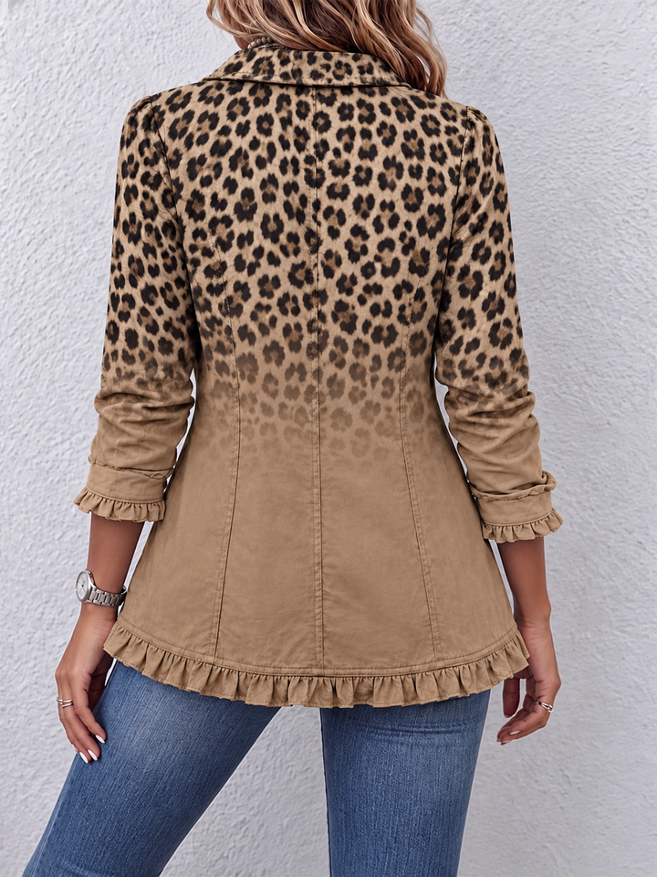 Greta | Giacca con Bottoni e Rouches