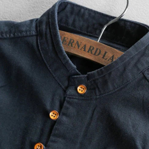 ENRICO | CAMICIA ELEGANTE CON COLLETTO COREANO