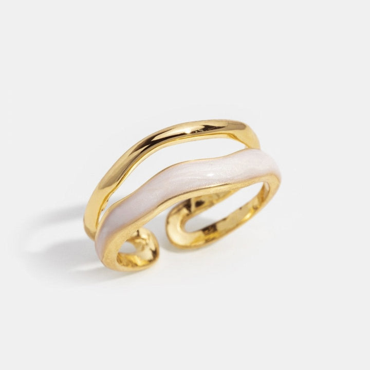 AUREA | ANELLO ELEGANTE BICOLORE