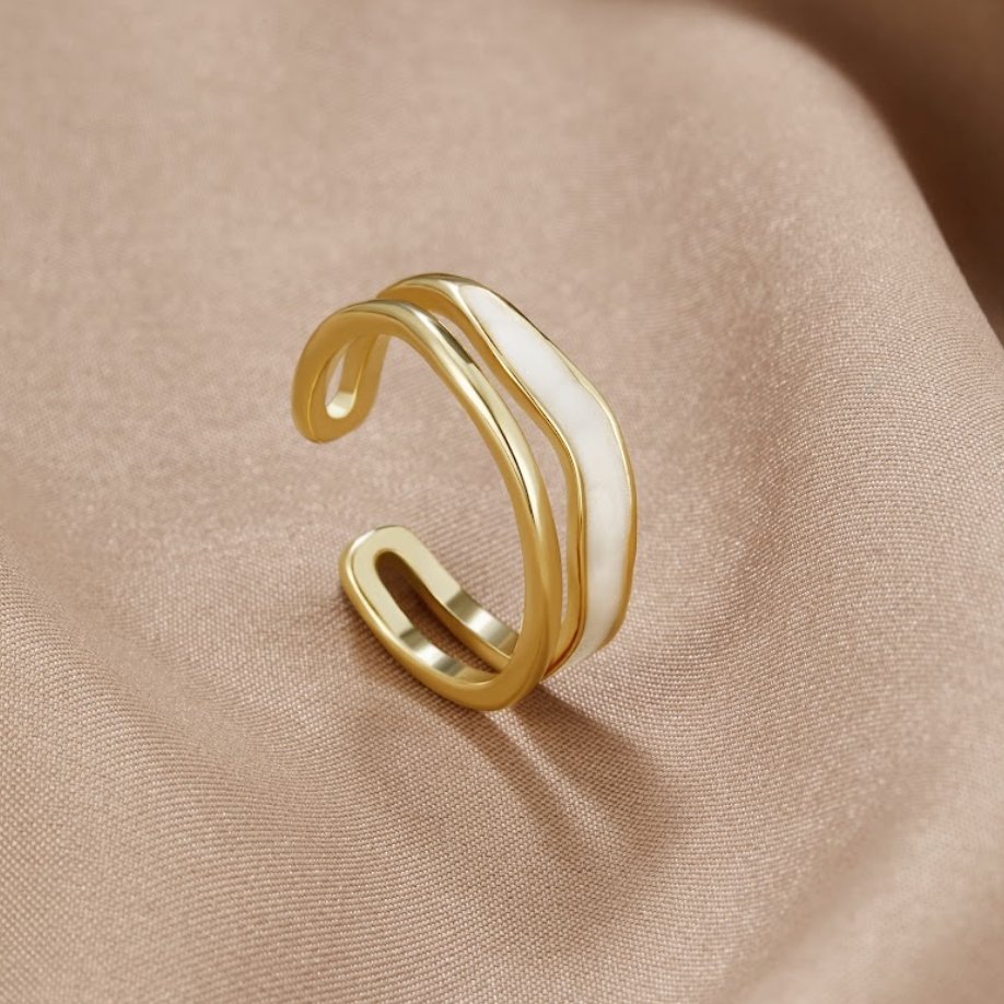 AUREA | ANELLO ELEGANTE BICOLORE
