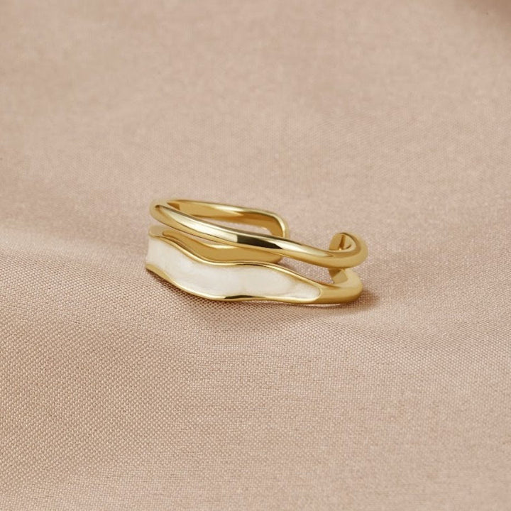 AUREA | ANELLO ELEGANTE BICOLORE