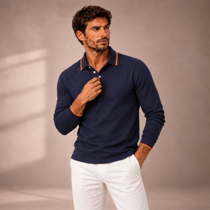 LEONARDO | POLO ELEGANTE A MANICA LUNGA