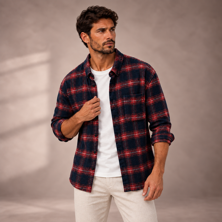 MATTEO | CAMICIA A QUADRI DALLO STILE URBANO