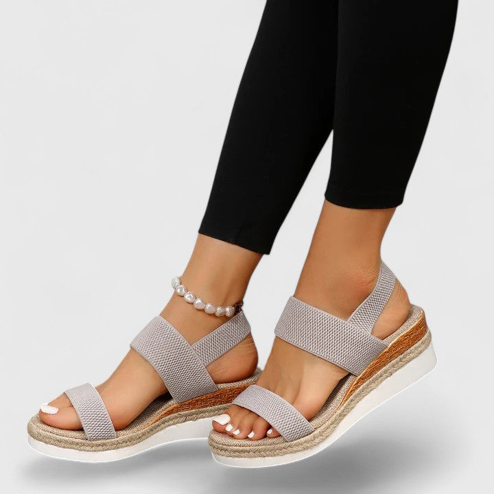 ELENA | SANDALI COMFORT CON FASCE ELASTICHE