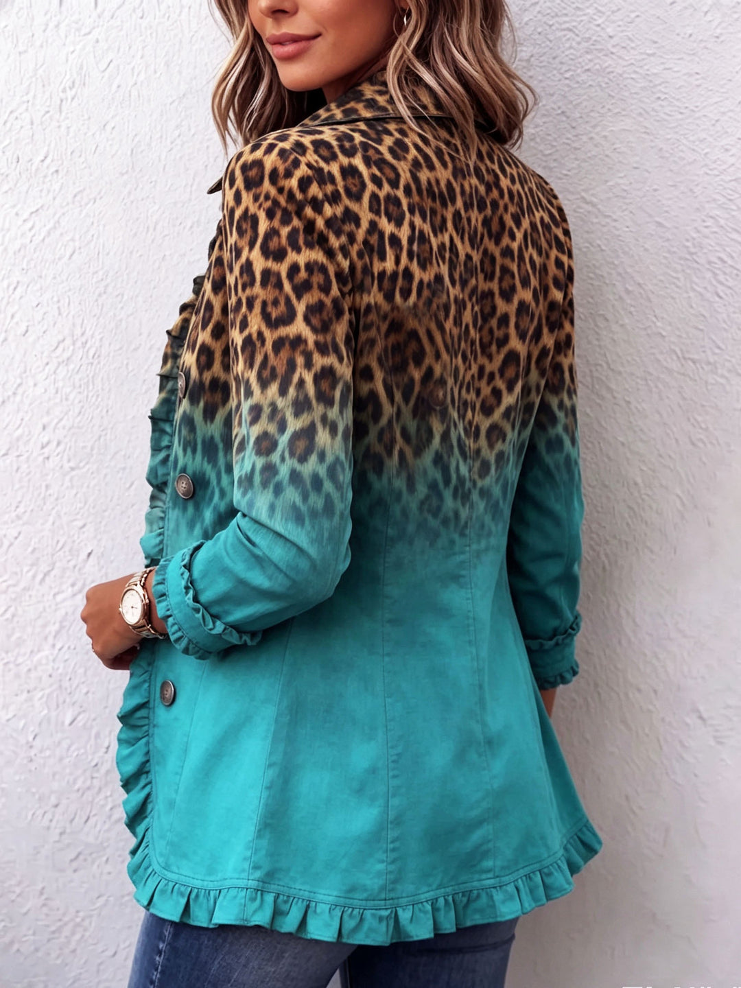 Fiamma | Giacca Ombré Leopardo